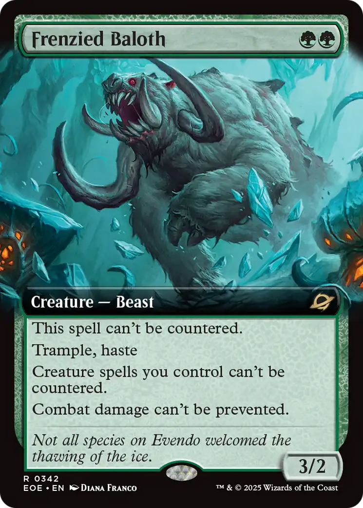 Frenzied Baloth (Extended Art) [Edge of Eternities] | Lots Moore NSW