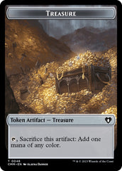 Treasure // Construct (0041) Double-Sided Token [Commander Masters Tokens] | Lots Moore NSW