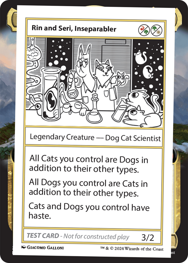 Rin and Seri, Inseparabler [Mystery Booster 2 Playtest Cards] | Lots Moore NSW