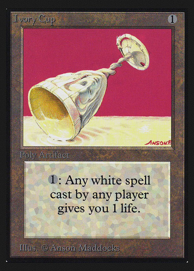 Ivory Cup [International Collectors' Edition] | Lots Moore NSW