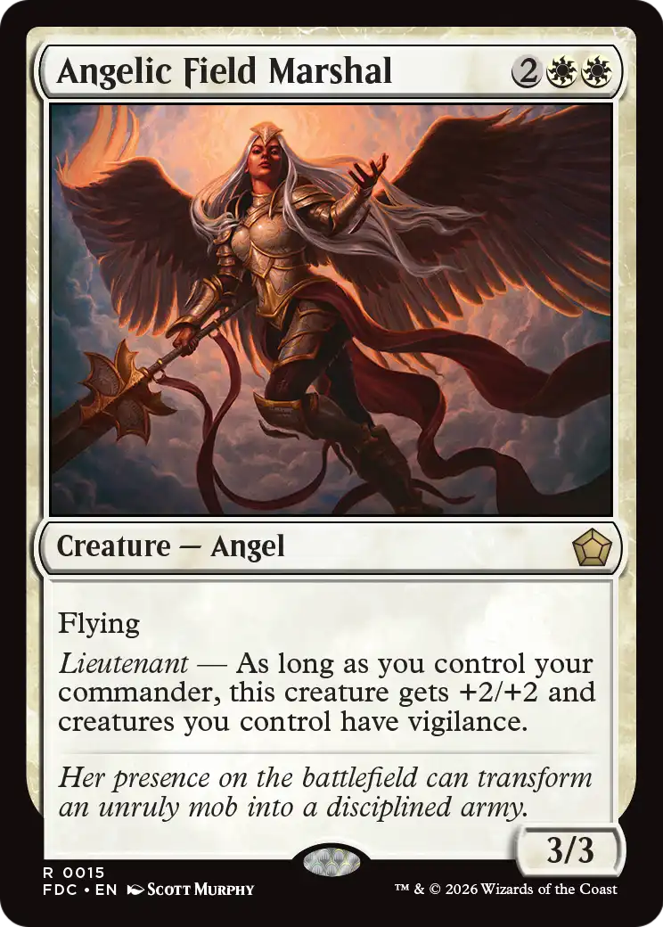 Angelic Field Marshal [Foundations Commander] | Lots Moore NSW