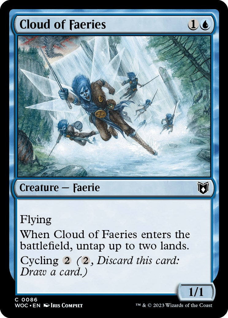 Cloud of Faeries [Wilds of Eldraine Commander] | Lots Moore NSW