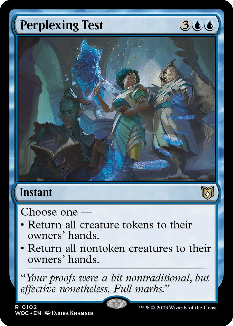 Perplexing Test [Wilds of Eldraine Commander] | Lots Moore NSW