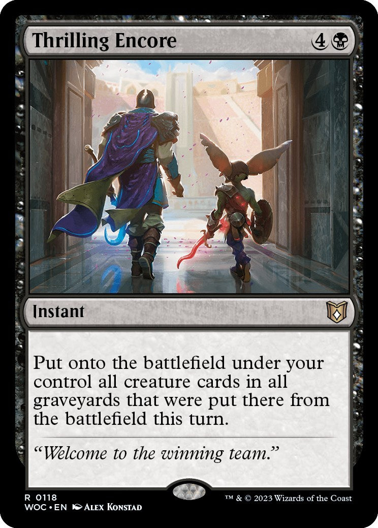Thrilling Encore [Wilds of Eldraine Commander] | Lots Moore NSW