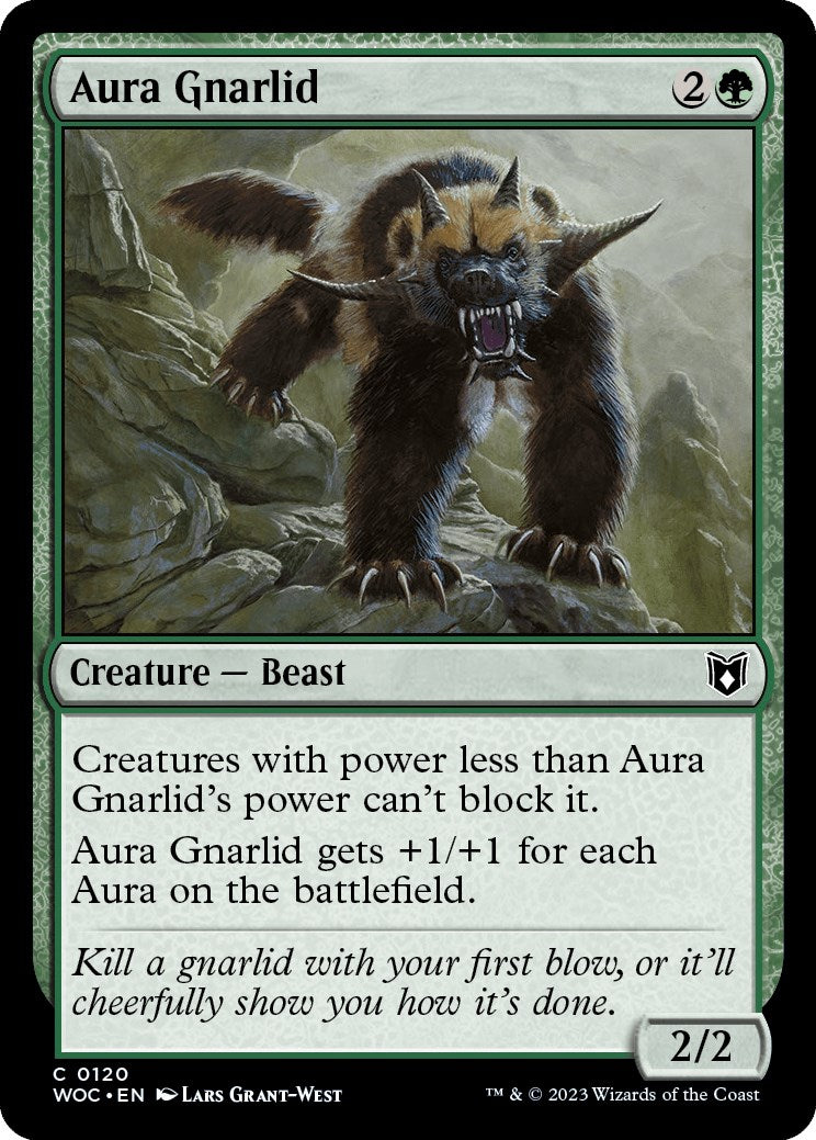 Aura Gnarlid [Wilds of Eldraine Commander] | Lots Moore NSW