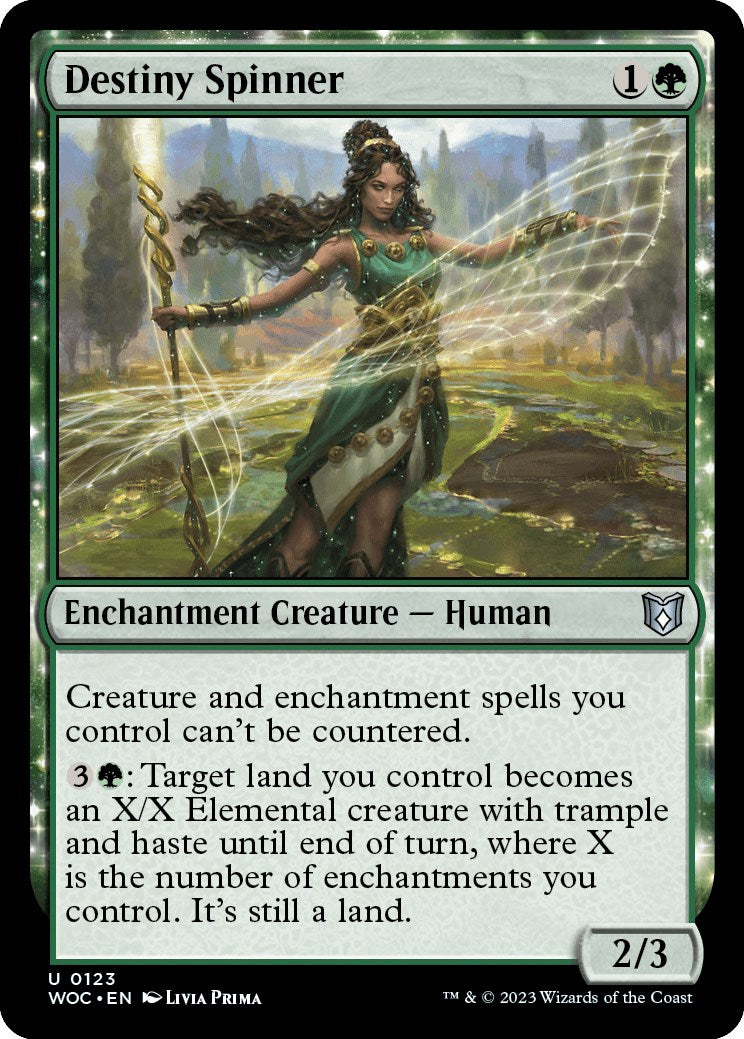 Destiny Spinner [Wilds of Eldraine Commander] | Lots Moore NSW