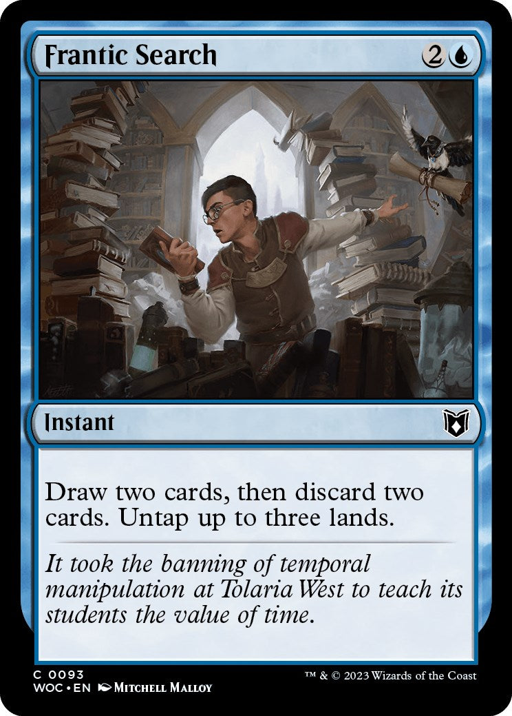 Frantic Search [Wilds of Eldraine Commander] | Lots Moore NSW