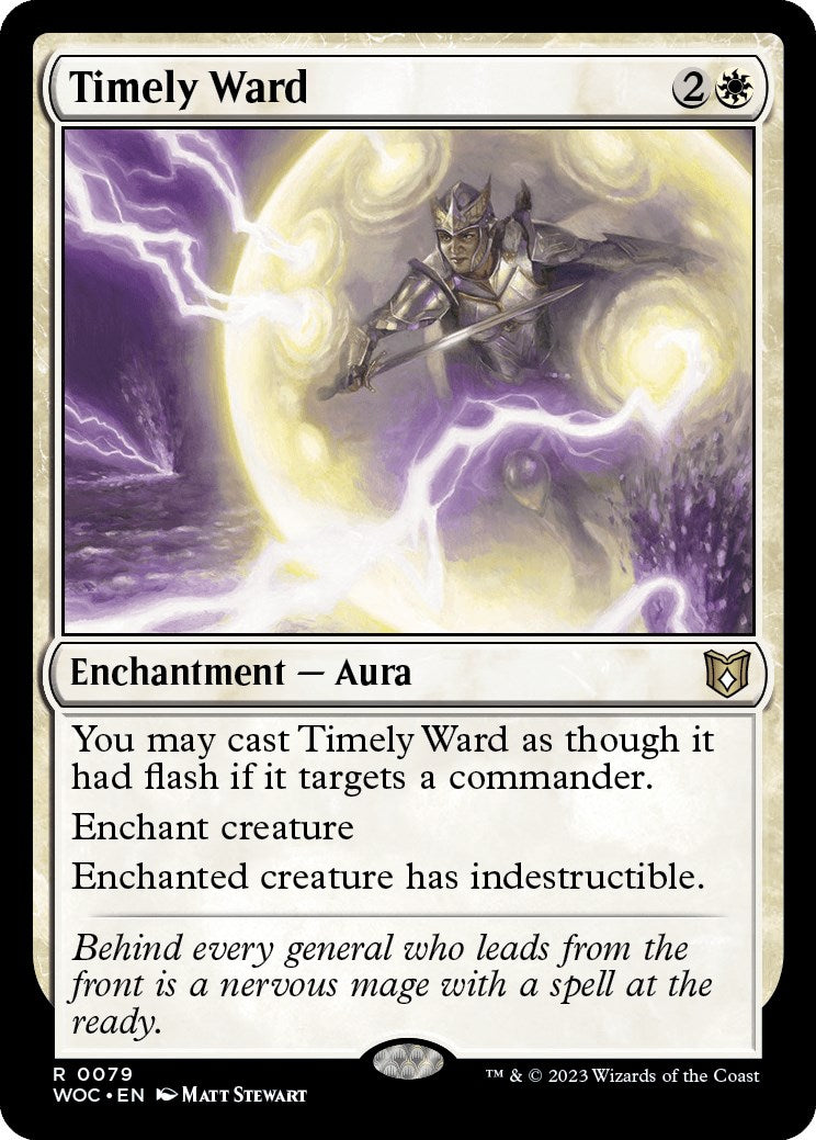 Timely Ward [Wilds of Eldraine Commander] | Lots Moore NSW