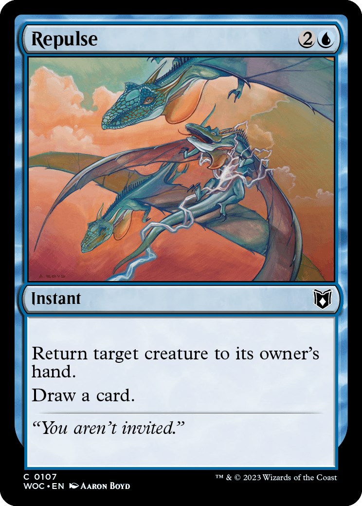 Repulse [Wilds of Eldraine Commander] | Lots Moore NSW