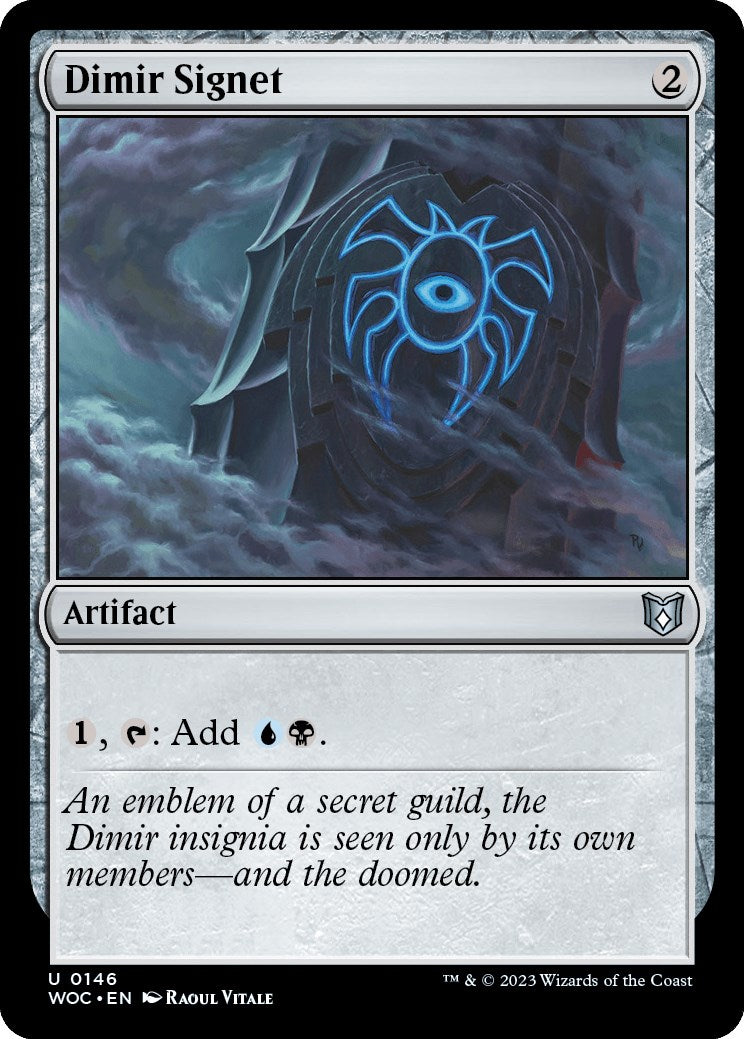 Dimir Signet [Wilds of Eldraine Commander] | Lots Moore NSW