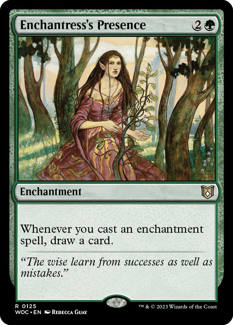 Enchantress's Presence [Wilds of Eldraine Commander] | Lots Moore NSW