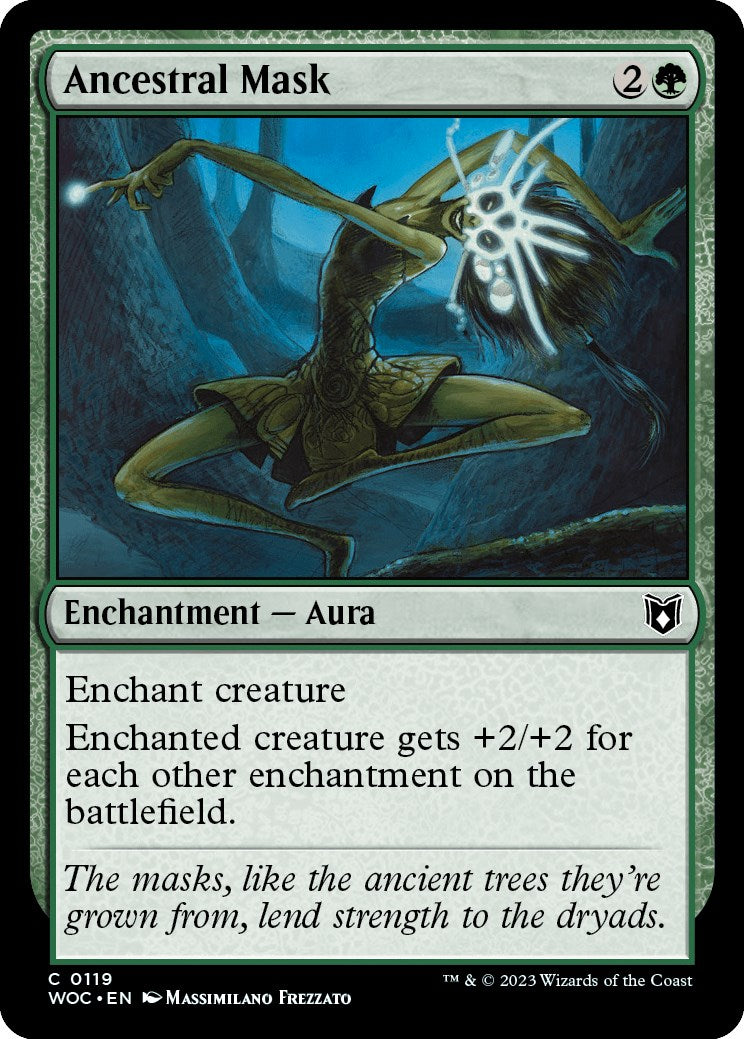 Ancestral Mask [Wilds of Eldraine Commander] | Lots Moore NSW