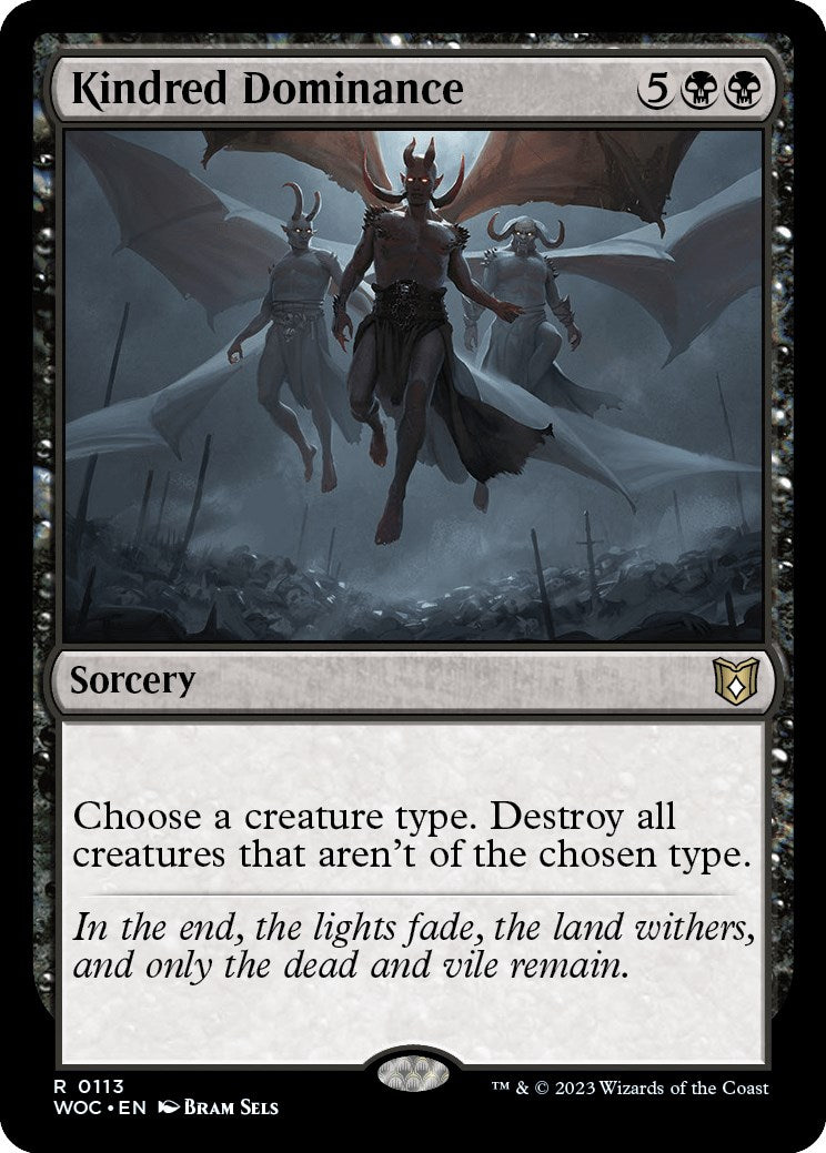 Kindred Dominance [Wilds of Eldraine Commander] | Lots Moore NSW