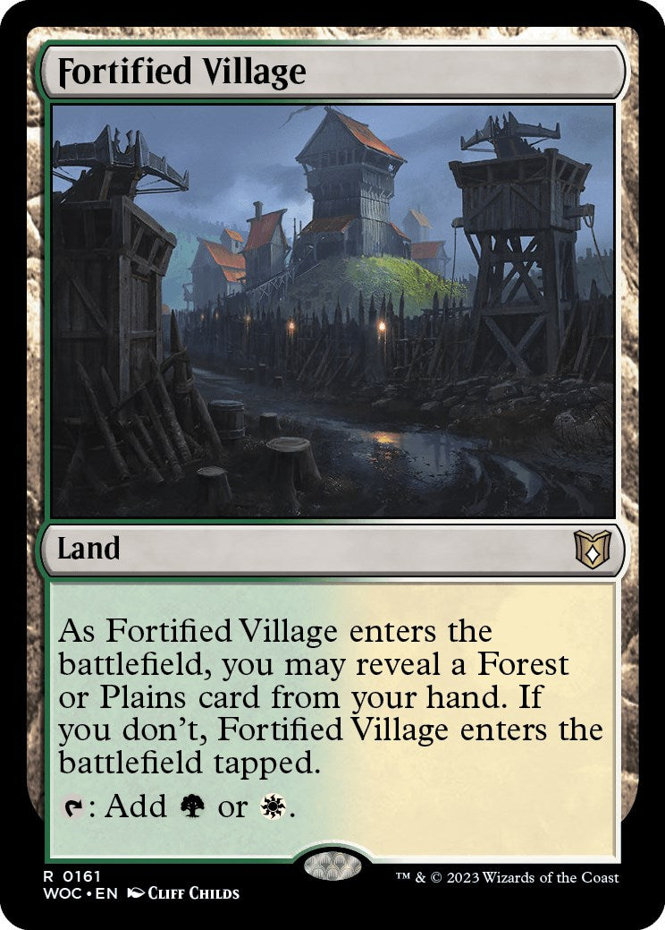 Fortified Village [Wilds of Eldraine Commander] | Lots Moore NSW