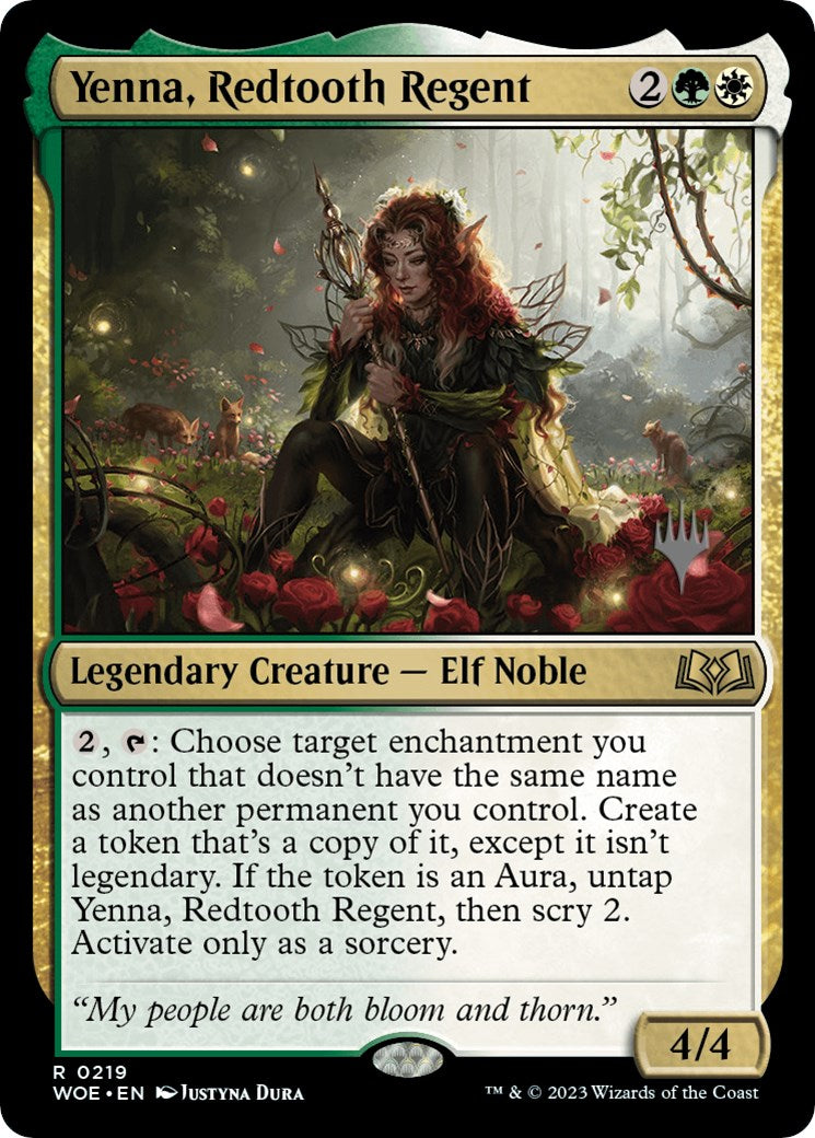 Yenna, Redtooth Regent (Promo Pack) [Wilds of Eldraine Promos] | Lots Moore NSW