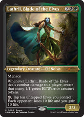 Lathril, Blade of the Elves (Foil Etched) [Media Promos] | Lots Moore NSW