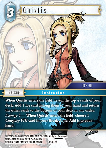 Quistis [Opus XIII: Crystal Radiance] | Lots Moore NSW
