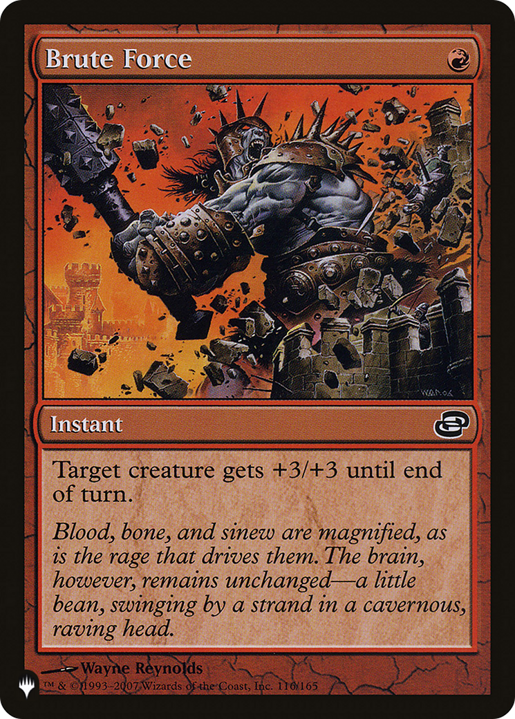 Brute Force [The List] | Lots Moore NSW