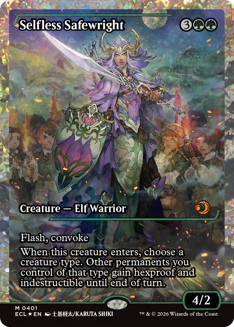Selfless Safewright (Showcase) (Fracture Foil) [Lorwyn Eclipsed] | Lots Moore NSW