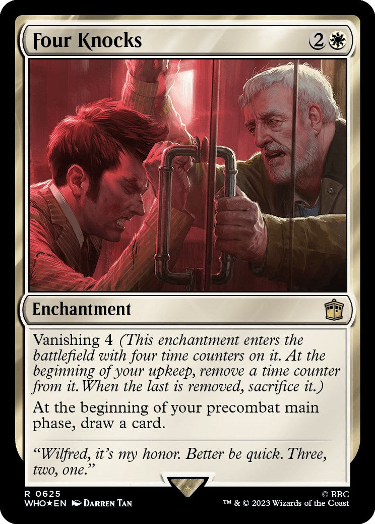Four Knocks (Surge Foil) [Doctor Who] | Lots Moore NSW
