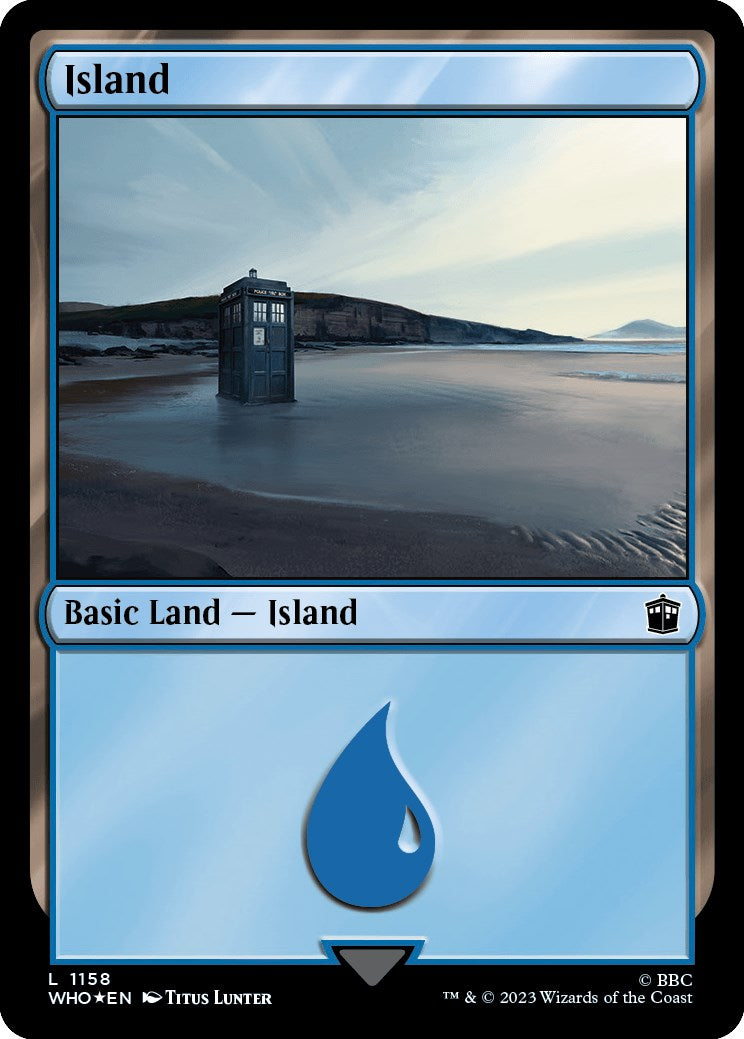 Island (1158) (Surge Foil) [Doctor Who] | Lots Moore NSW