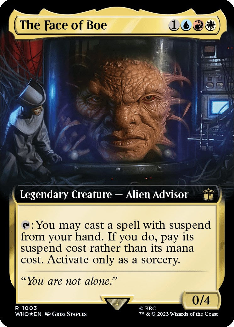 The Face of Boe (Extended Art) (Surge Foil) [Doctor Who] | Lots Moore NSW