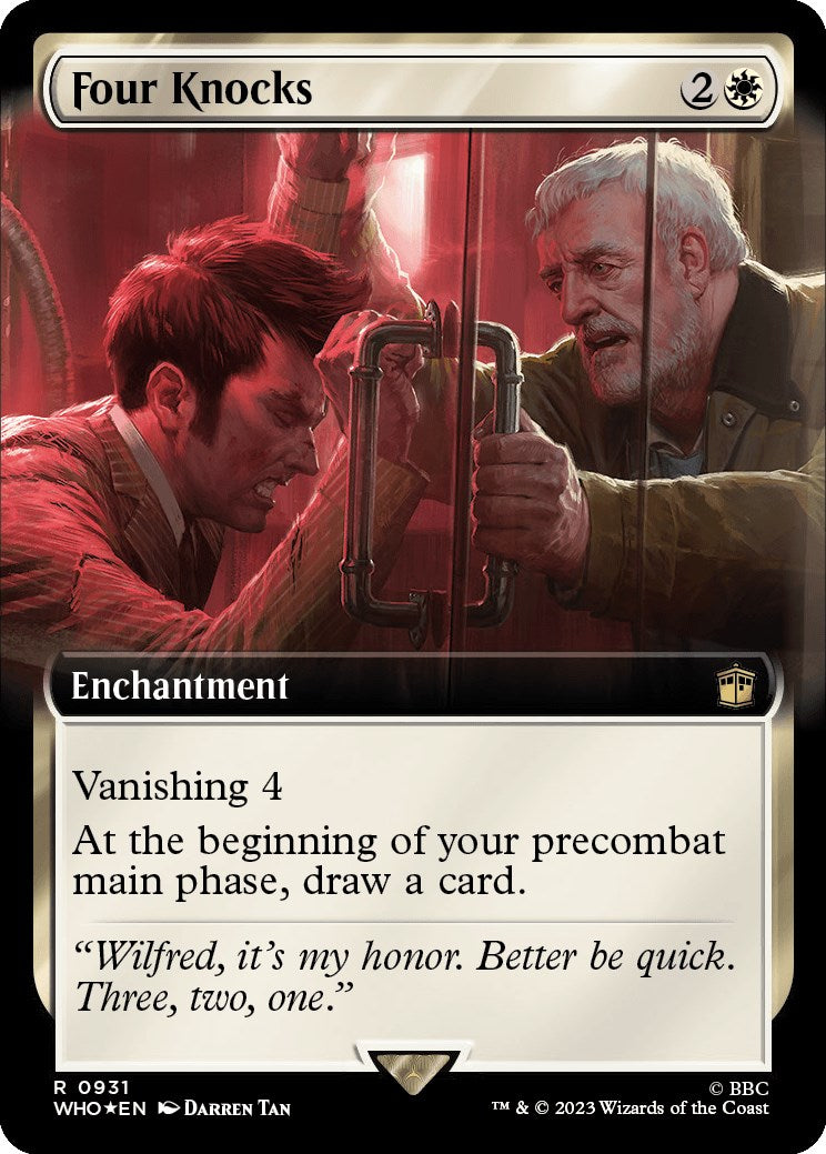Four Knocks (Extended Art) (Surge Foil) [Doctor Who] | Lots Moore NSW