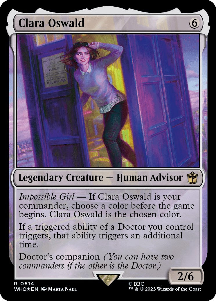 Clara Oswald (Surge Foil) [Doctor Who] | Lots Moore NSW
