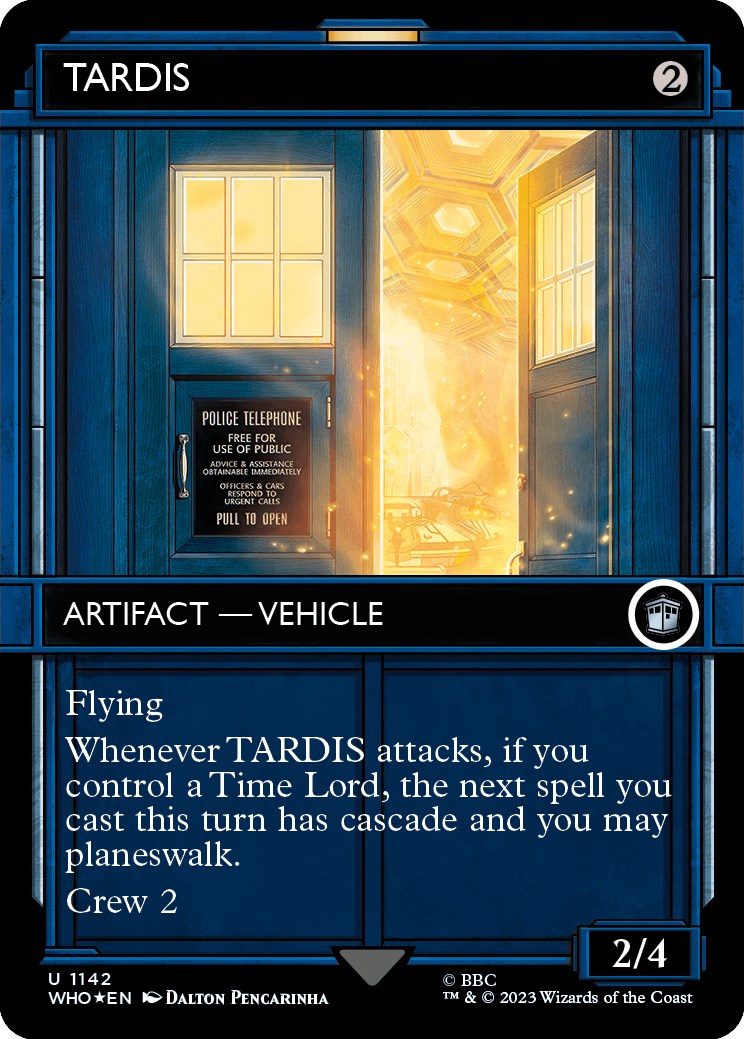 TARDIS (Showcase) (Surge Foil) [Doctor Who] | Lots Moore NSW