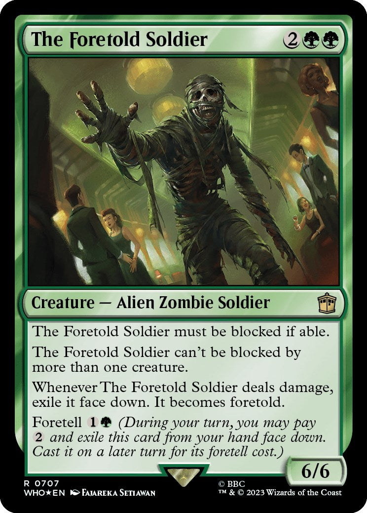 The Foretold Soldier (Surge Foil) [Doctor Who] | Lots Moore NSW