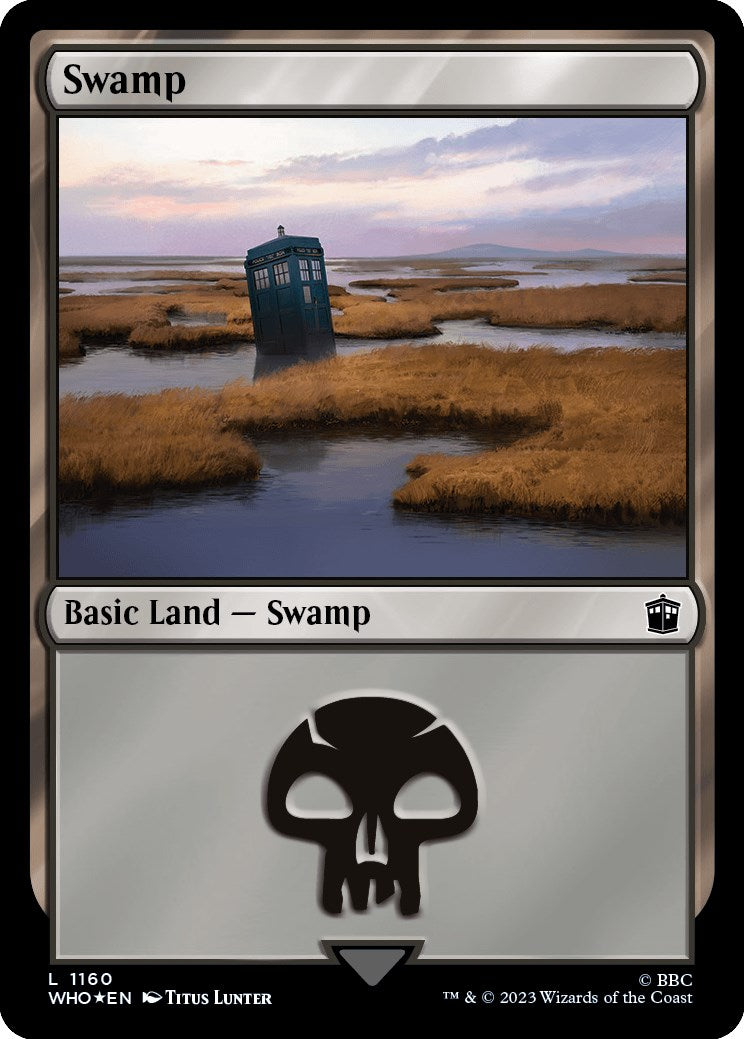 Swamp (1160) (Surge Foil) [Doctor Who] | Lots Moore NSW