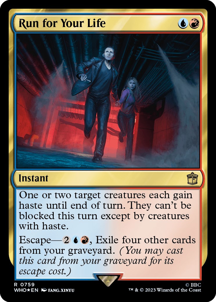Run for Your Life (Surge Foil) [Doctor Who] | Lots Moore NSW