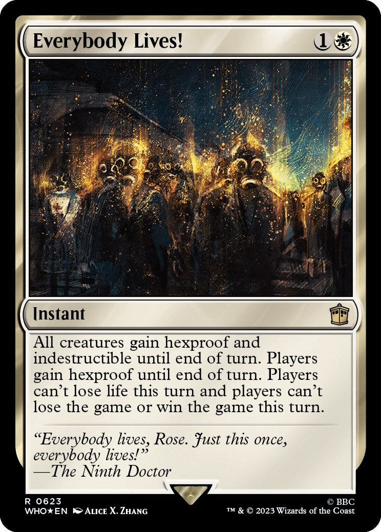Everybody Lives! (Surge Foil) [Doctor Who] | Lots Moore NSW