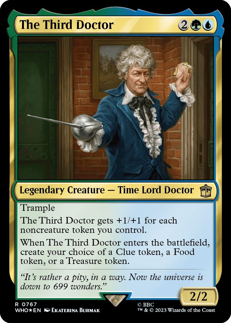 The Third Doctor (Surge Foil) [Doctor Who] | Lots Moore NSW