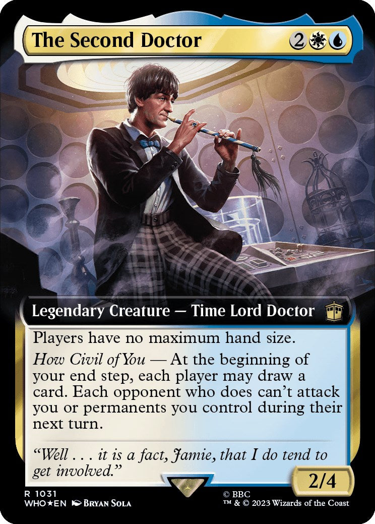 The Second Doctor (Extended Art) (Surge Foil) [Doctor Who] | Lots Moore NSW