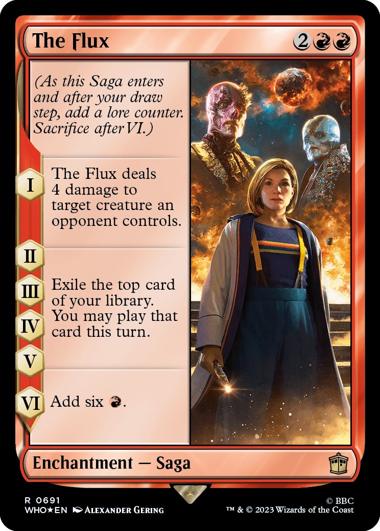 The Flux (Surge Foil) [Doctor Who] | Lots Moore NSW