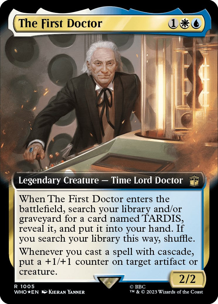 The First Doctor (Extended Art) (Surge Foil) [Doctor Who] | Lots Moore NSW