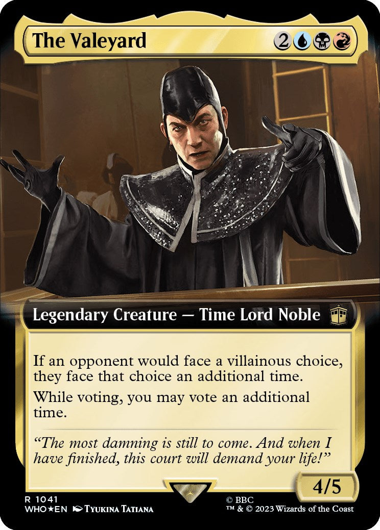 The Valeyard (Extended Art) (Surge Foil) [Doctor Who] | Lots Moore NSW