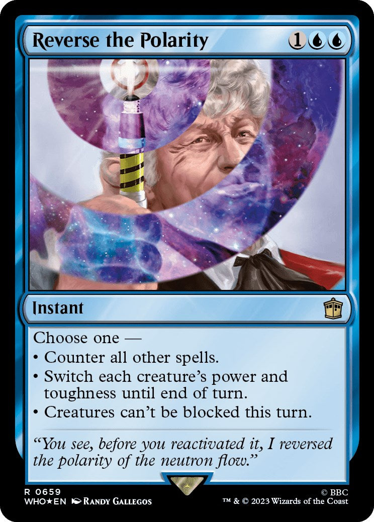 Reverse the Polarity (Surge Foil) [Doctor Who] | Lots Moore NSW