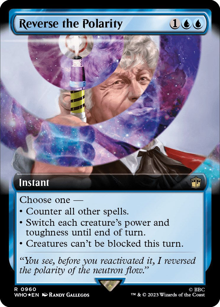 Reverse the Polarity (Extended Art) (Surge Foil) [Doctor Who] | Lots Moore NSW