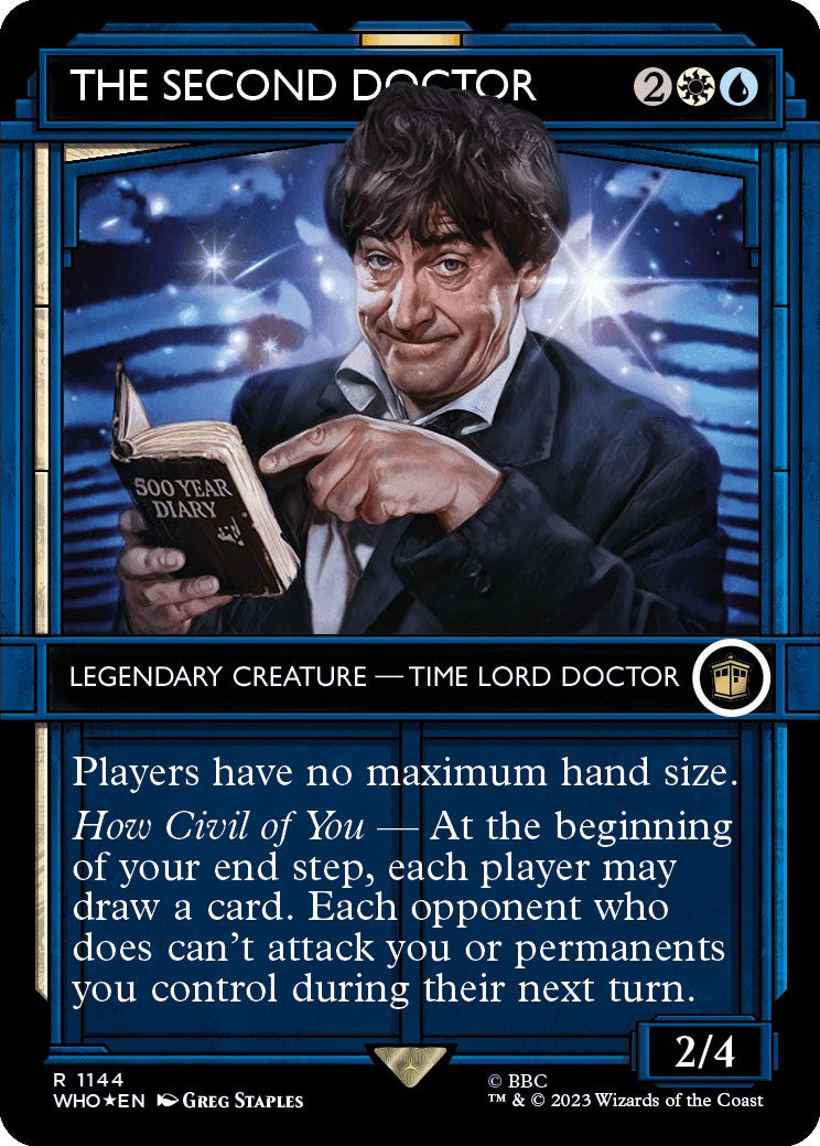 The Second Doctor (Showcase) (Surge Foil) [Doctor Who] | Lots Moore NSW