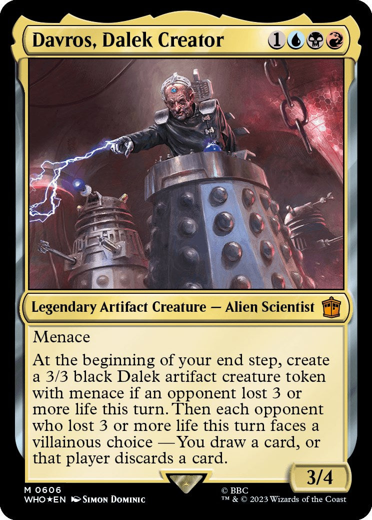 Davros, Dalek Creator (Surge Foil) [Doctor Who] | Lots Moore NSW