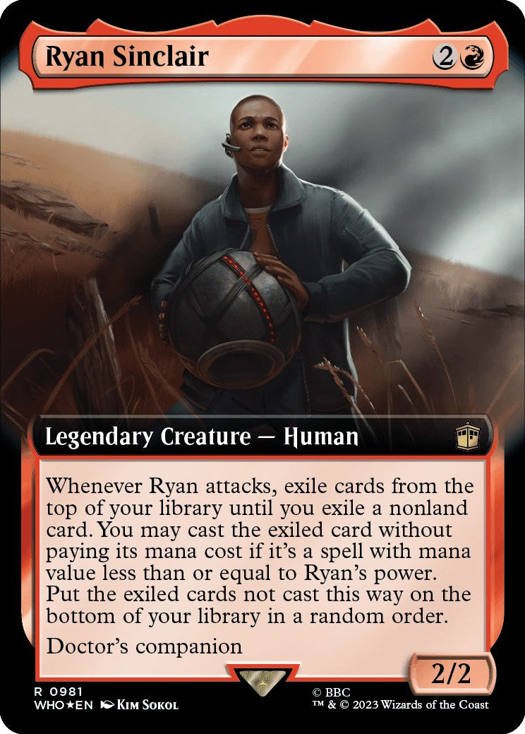 Ryan Sinclair (Extended Art) (Surge Foil) [Doctor Who] | Lots Moore NSW