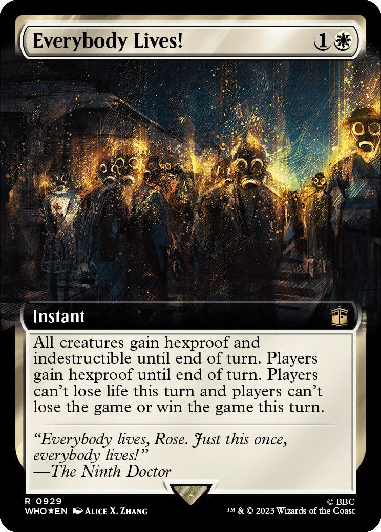Everybody Lives! (Extended Art) (Surge Foil) [Doctor Who] | Lots Moore NSW