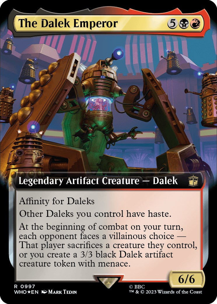 The Dalek Emperor (Extended Art) (Surge Foil) [Doctor Who] | Lots Moore NSW