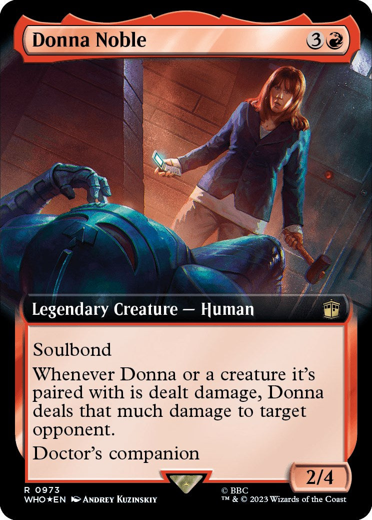 Donna Noble (Extended Art) (Surge Foil) [Doctor Who] | Lots Moore NSW