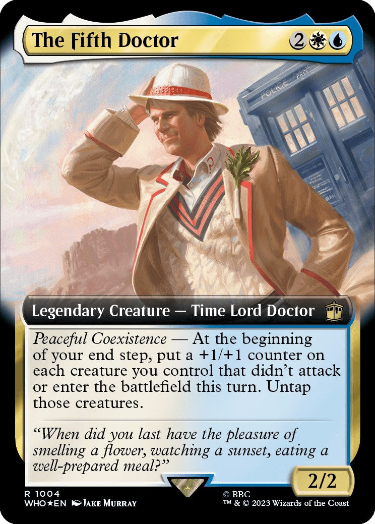 The Fifth Doctor (Extended Art) (Surge Foil) [Doctor Who] | Lots Moore NSW