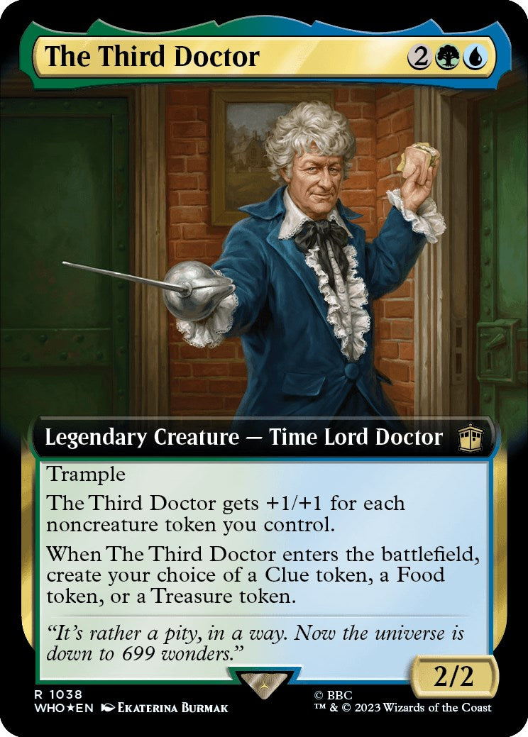 The Third Doctor (Extended Art) (Surge Foil) [Doctor Who] | Lots Moore NSW