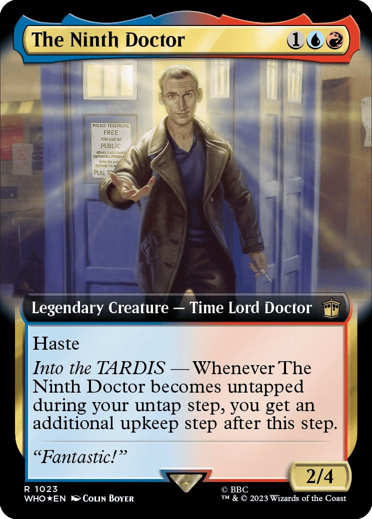 The Ninth Doctor (Extended Art) (Surge Foil) [Doctor Who] | Lots Moore NSW