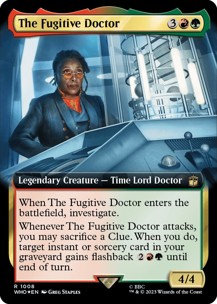 The Fugitive Doctor (Extended Art) (Surge Foil) [Doctor Who] | Lots Moore NSW